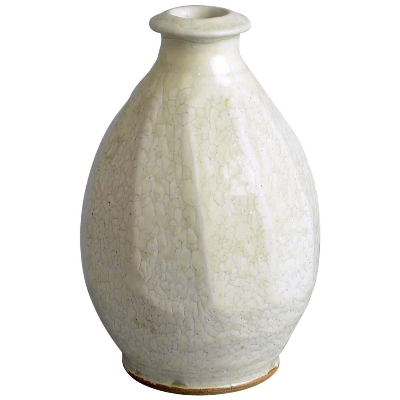 Unique Stoneware Vase by Mike Dodd, UK For Sale