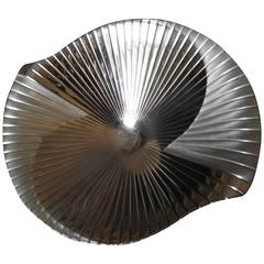 Art Deco Silver Plated.Lacquered Bowl by IKORA