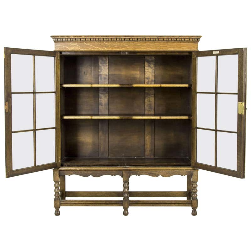 Tiger Oak Cabinet - 29 For Sale on 1stDibs