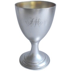 Fine and Rare George III Drinking Goblet Made in York by Hampston & Prince