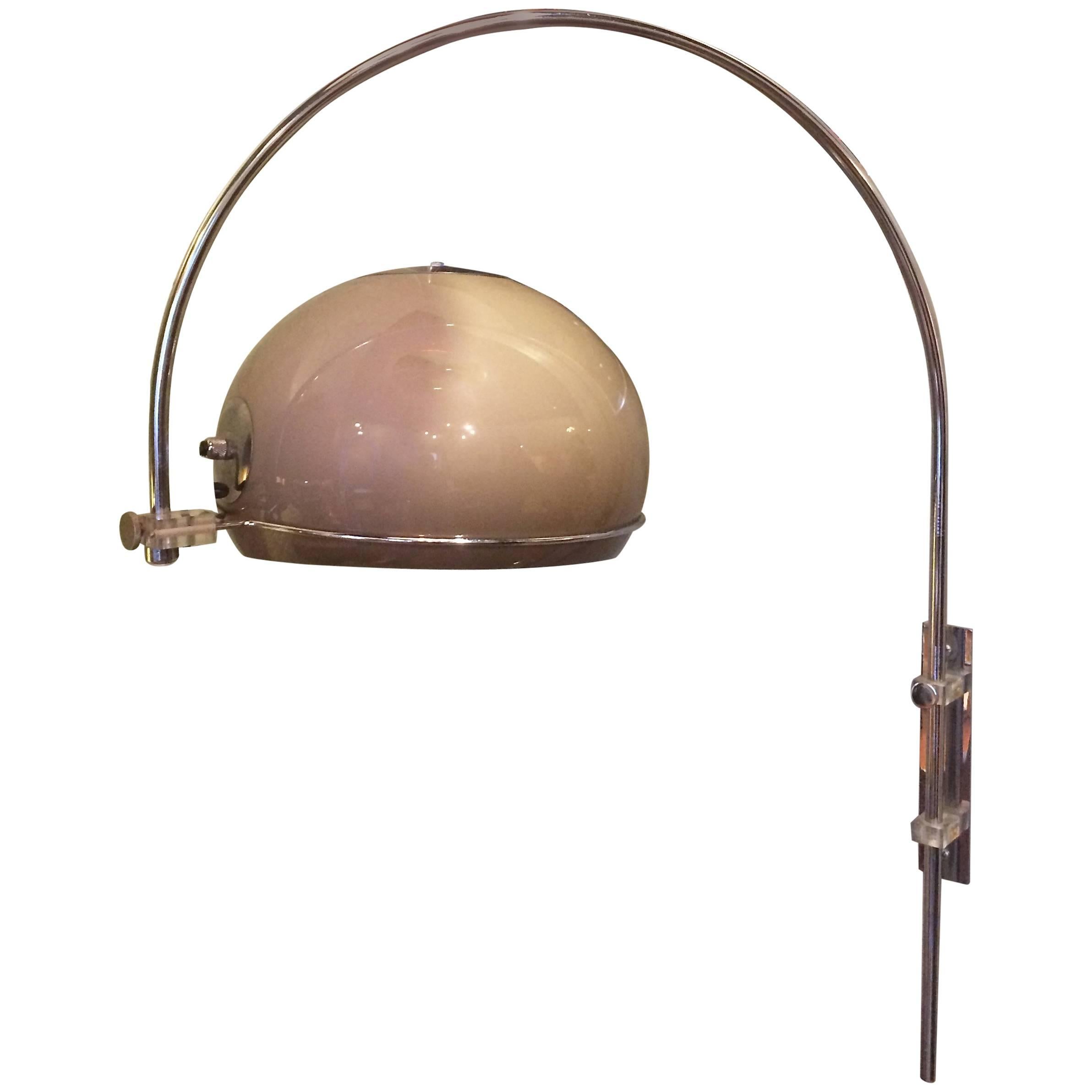Eyeball High Arc Sconce Lamp by Gebroeders Posthuma for Gepo