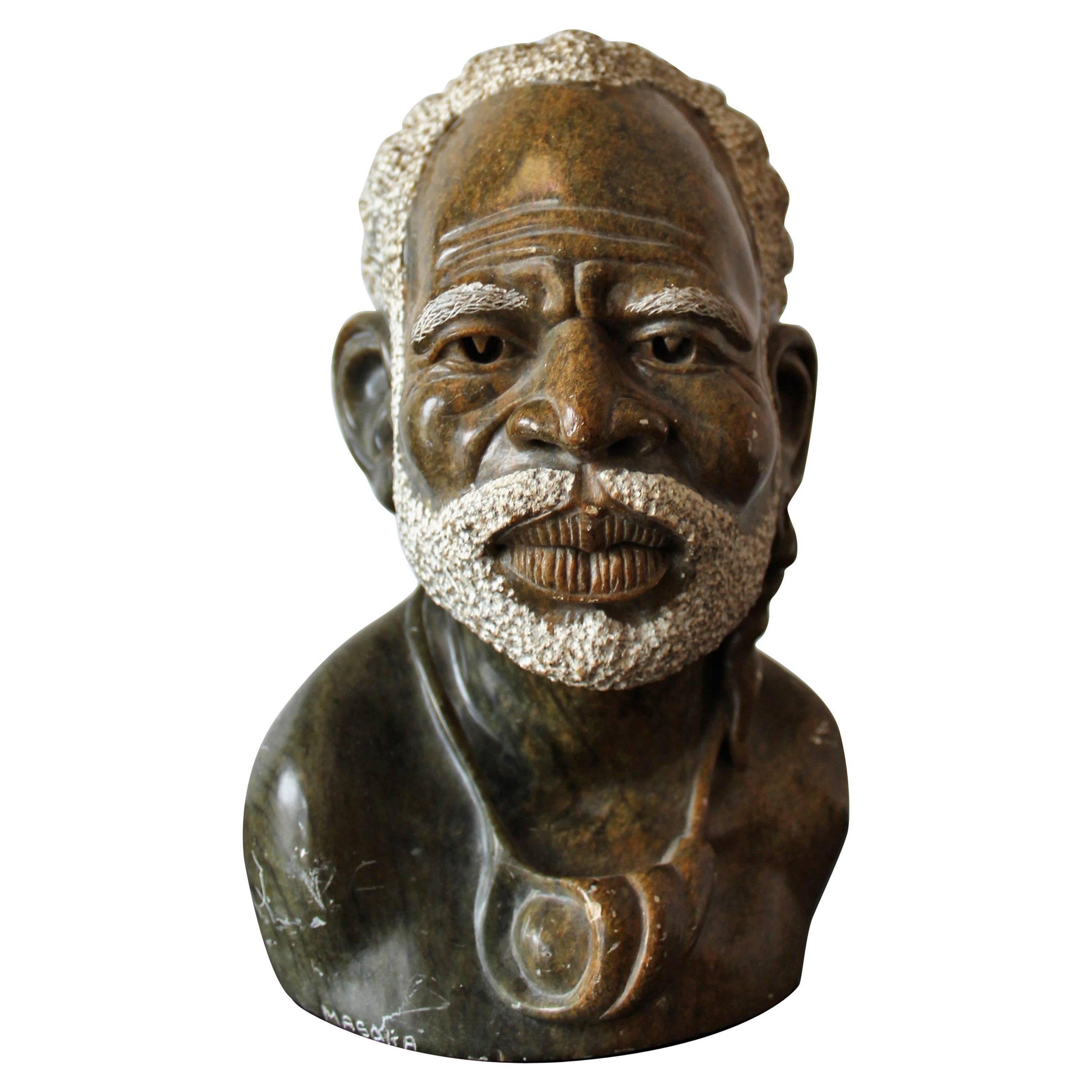 Sculpture d'art africaine Shona de la tribu Shona du Zimbabwe