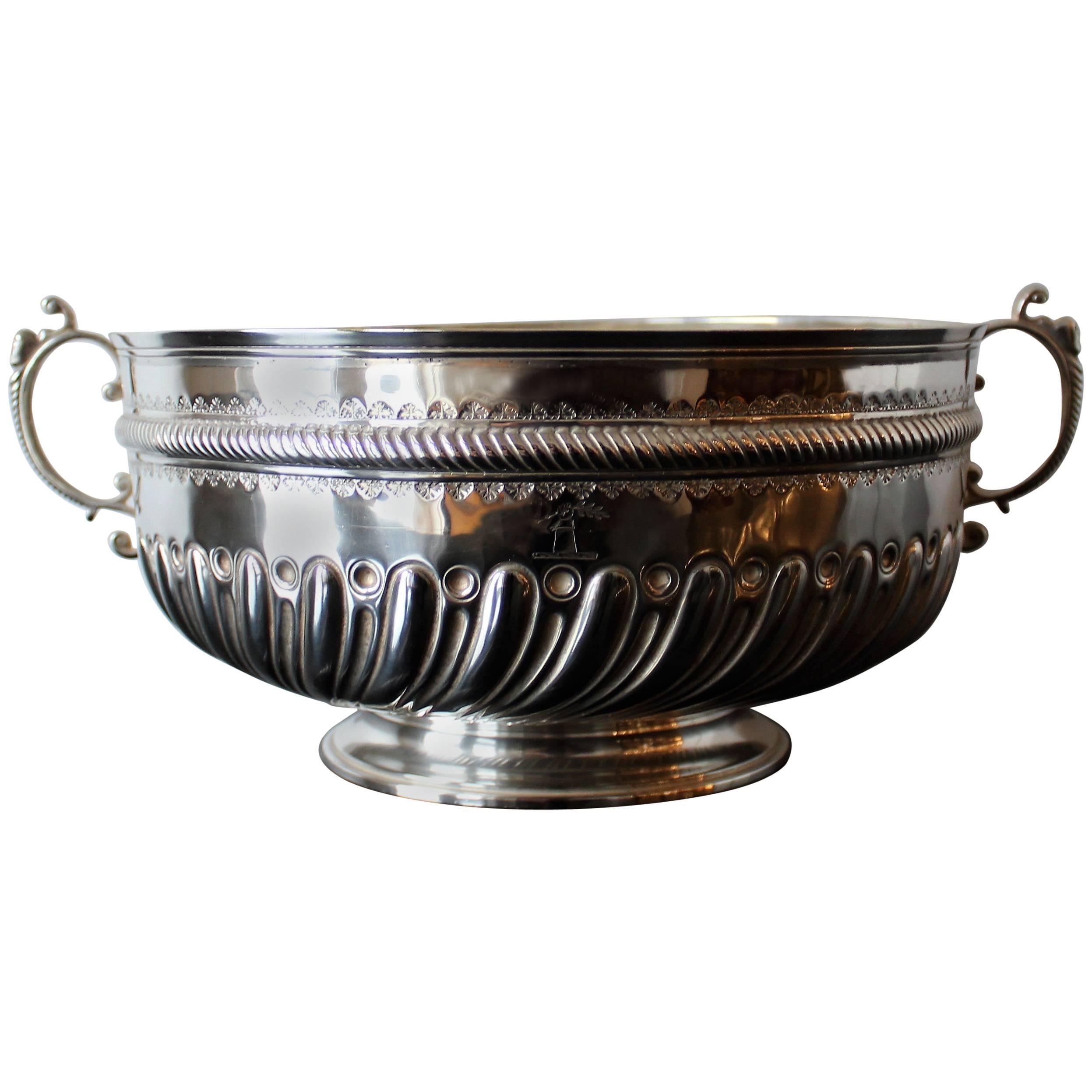 Charles Stuart Harris Sterling Silver Presentation Bowl