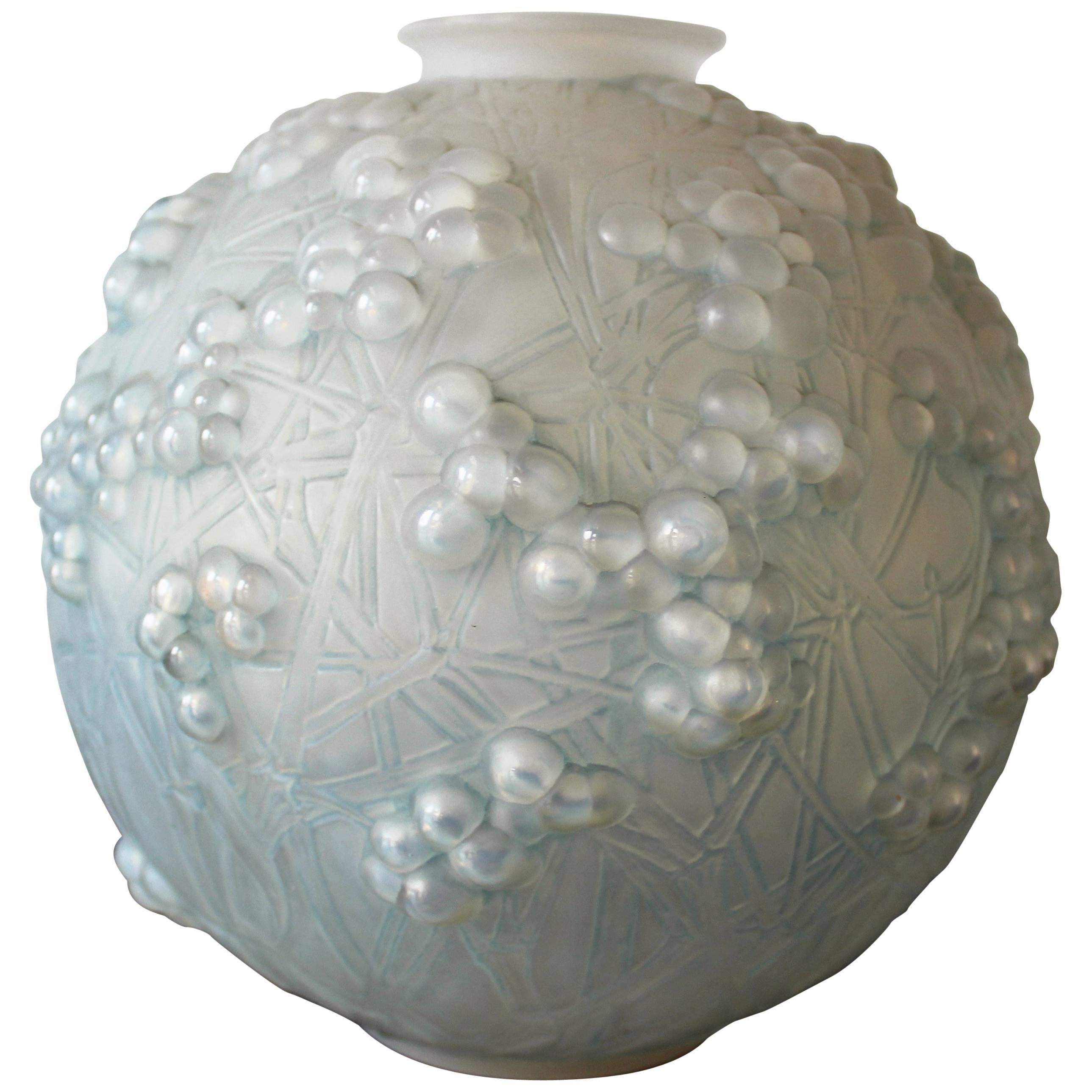 René Lalique Art Deco Druide Vase