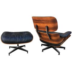 Fantastic Original Rosewood Herman Miller Eames Lounge and Ottoman