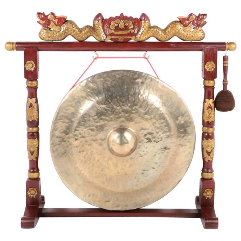 Large Asian Bronze Gong, circa 1960