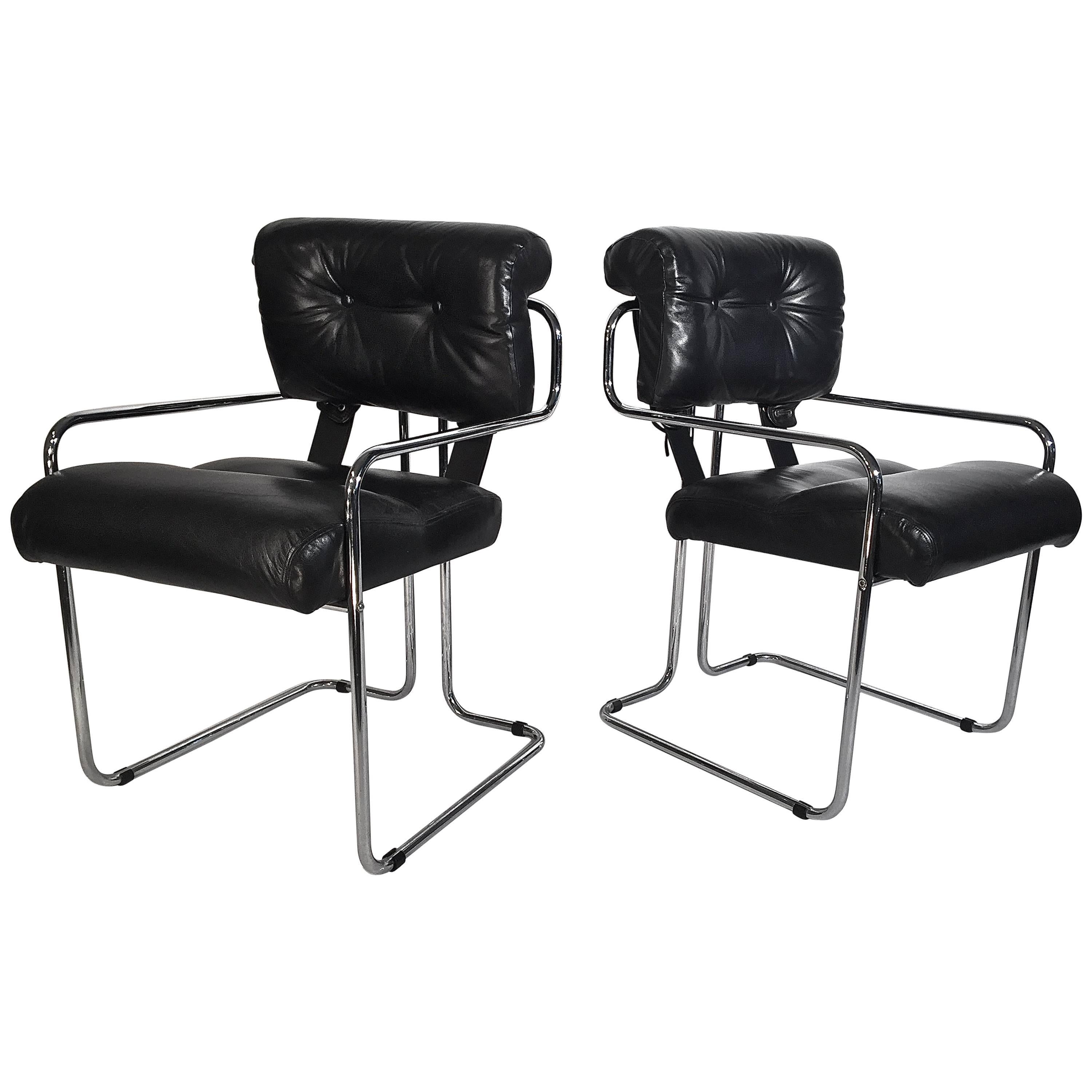 Guido Faleschini Tucroma Chairs by i4 Mariani for Pace For Sale