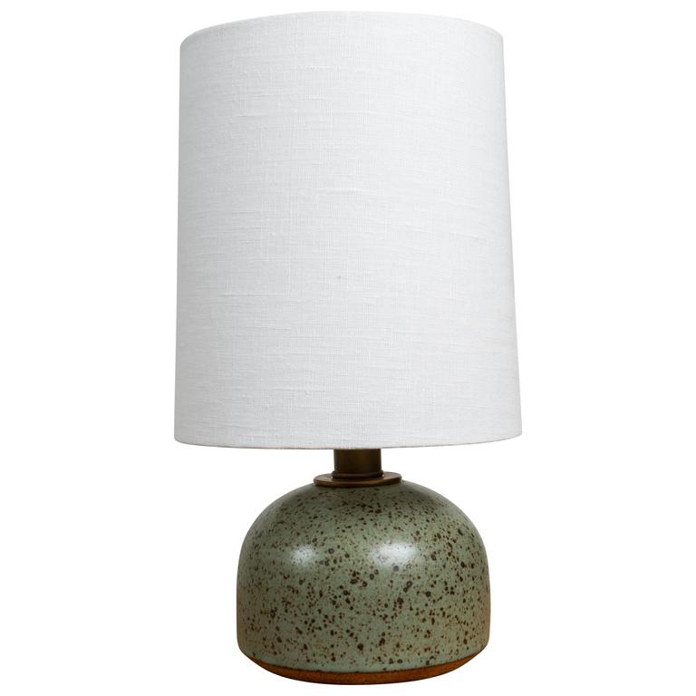 Robin's Egg Ceramic Mini Lamp by Victoria Morris For Sale at 1stdibs