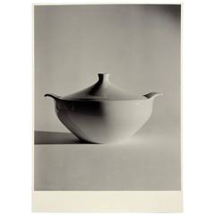 Willi Moegle Still Live Silver Gelatin Print, Porcelain Bowl 8