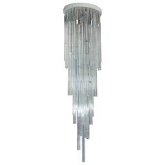 Venini "Trilobo" Chandelier, Italy, circa 1970 5