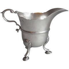 Used Rare and Exceptional Early George III Irish Helmet Milk Jug Made in Dublin