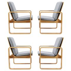 Set of Four Thygesen & Sørensen Low Back Chairs Model 5131
