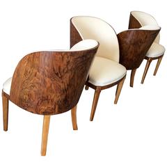 Art Deco Tub Chairs by Harry and Lou Epstein