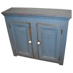 Antique Canadian Painted Two-Door Buffet