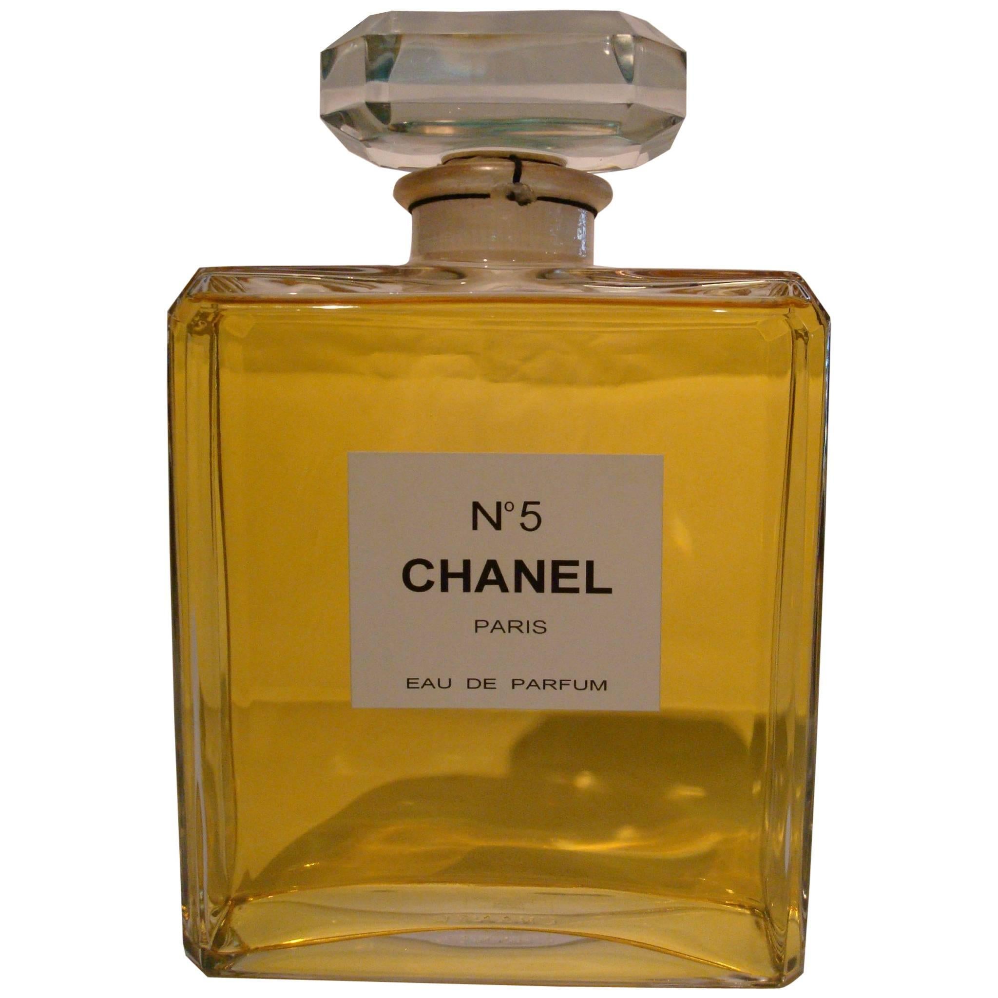 Chanel N5 Huge Store Perfume Bottle Advertising, France