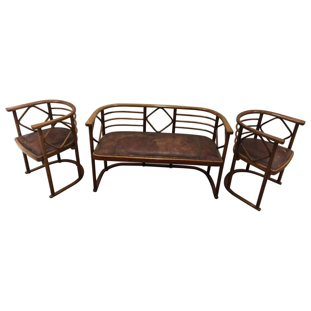 Josef Hoffmann Parlor Set for J and J Kohn