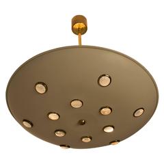 Rare Italian, Mid-Century Modern Chandelier by Stilnovo 8