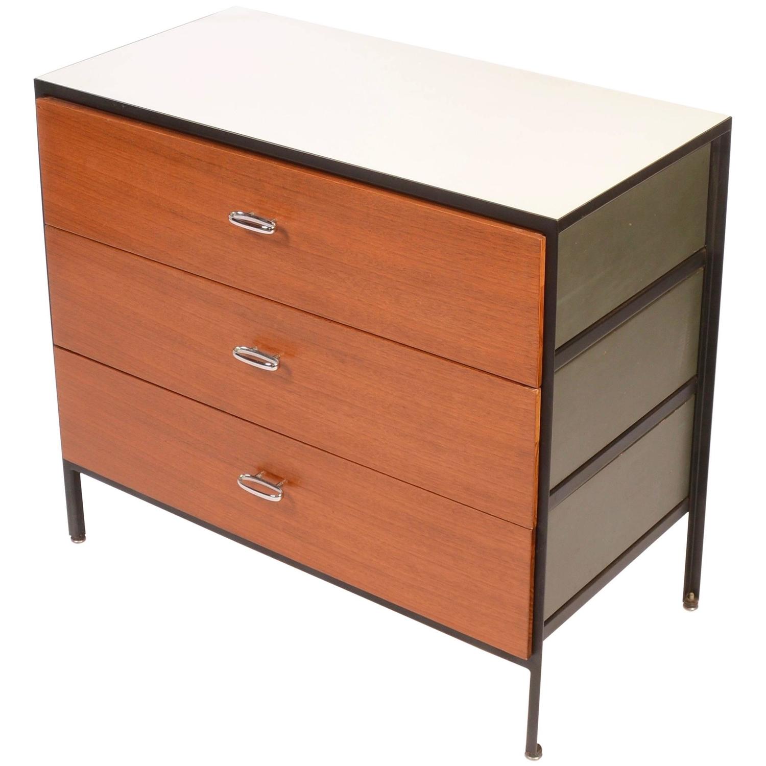 George Nelson Steel Frame Dresser For Herman Miller At George Nelson Steel Frame Dresser For Herman Miller At 1stdibs