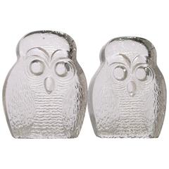 Owl Boodends by Blenko 5