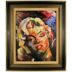 Marilyn Oil Painting by Brugatti 11