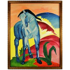 Blue Horse Painting by Jay Knopf 11