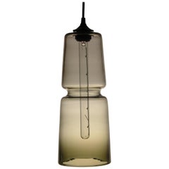 Groove Series Cylinder Pendant, Modern Handmade Glass Lighting - In Stock