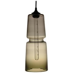 Groove Series Cylinder Pendant, Modern Handmade Glass Lighting 8