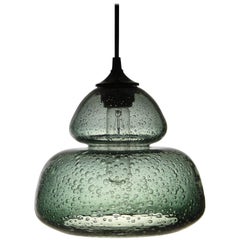 Vintage Groove Series Socket Pendant, Modern Handmade Glass Lighting 