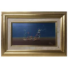 Vintage Surrealist Oil Painting 5