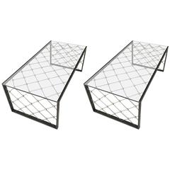 Pair of Jean Royère "Tour Eiffel" Inspired Cocktail Tables by Carole Gratale 6