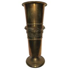 Vintage Brass Urn Umbrella Stand