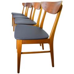 Danish Teak and Beech #210 Farstrup Dining Chairs