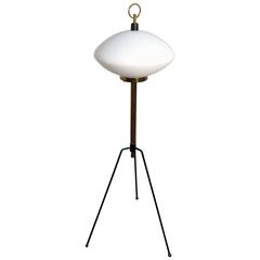 Stilnovo Tripod Floor Lamp with Opaline Shade