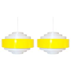 1 of 2 Fog and Morup Pendant Light Model Ultra Design Jo Hammerborg Danish