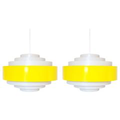 1 of 2 Fog and Morup Pendant Light Model Ultra Design Jo Hammerborg Danish 4