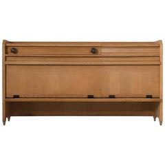 Guillerme and Chambron Sideboard in Oak and Ceramic