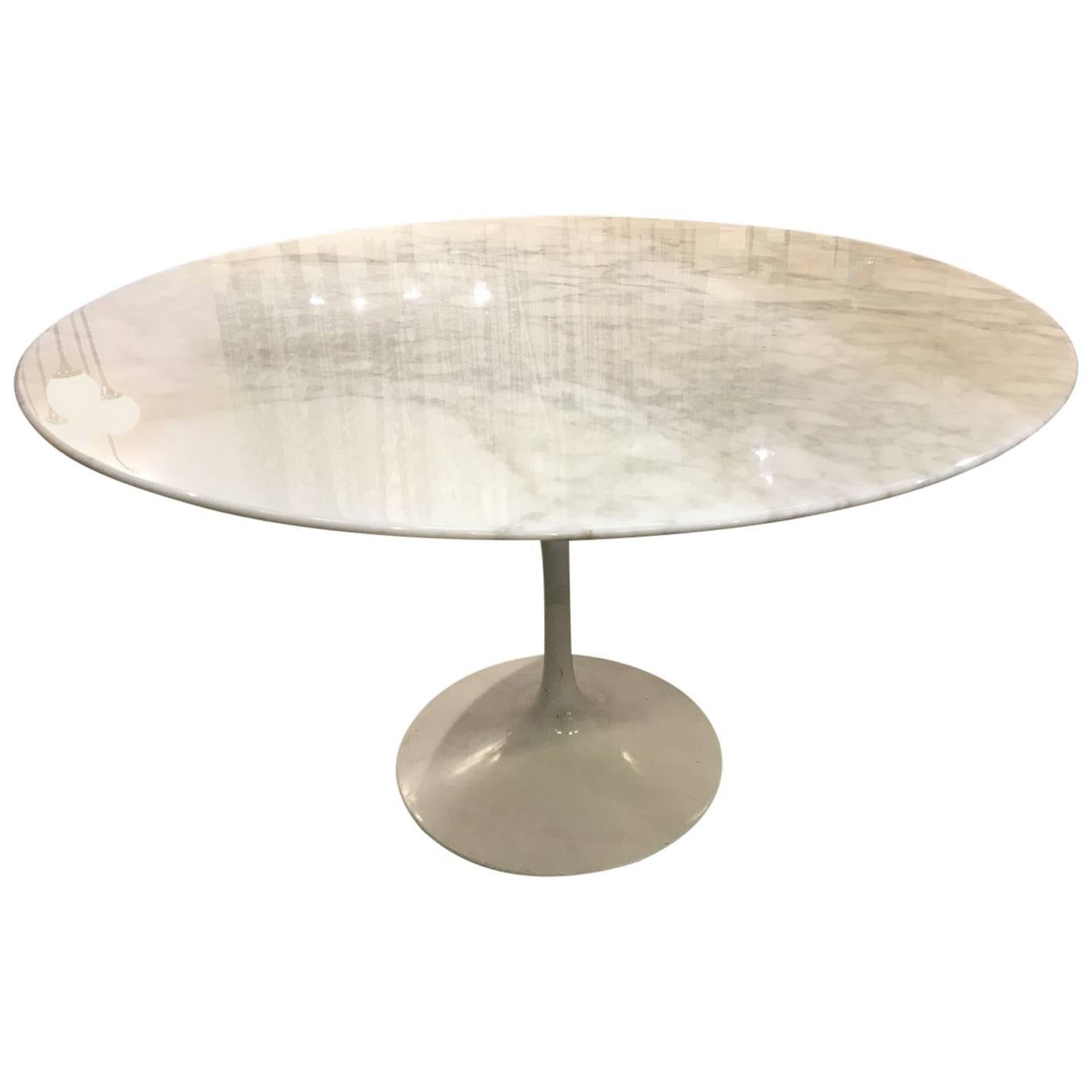 Eero Saarinen Calacatta Marble Tulip Table Knoll Edition