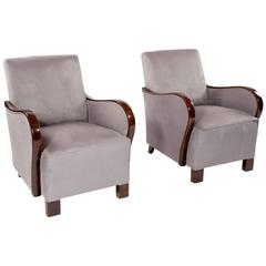 Good Pair of Art Deco Armchairs 7