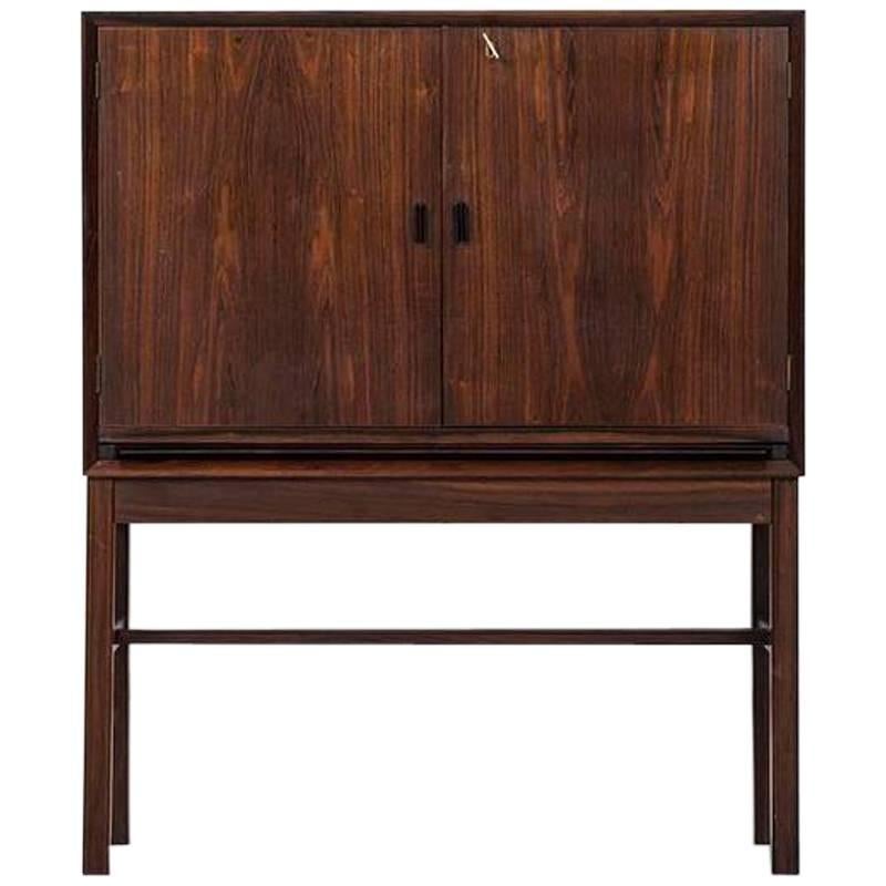 Arne-Wahl Iversen Bar Cabinet by Brenderup Møbelfabrik in Denmark