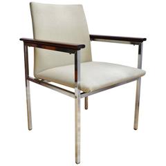 Mid-Century Danish Rosewood Armchair by Sigvard Bernadotte for France & Søn