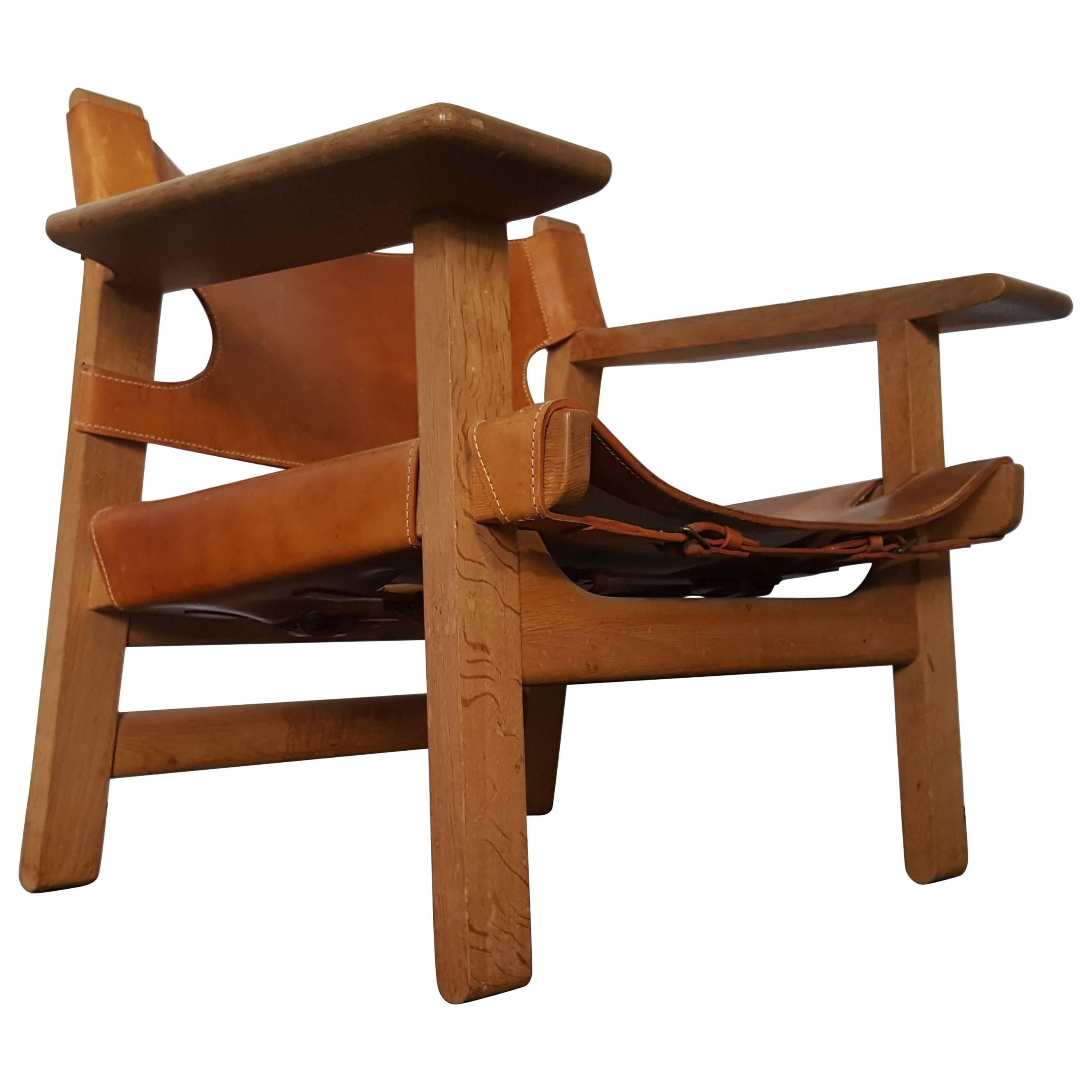 Børge Mogensen "Spanish" Chair, Designed 1958, Produced by Fredericia Stolefabri