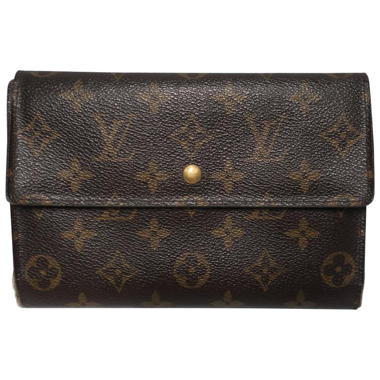 LV Louis Vuitton Wallet and Credit Card Holder Case, From France at 1stdibs