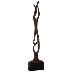 Large Wood Floor Sculpture by David Young