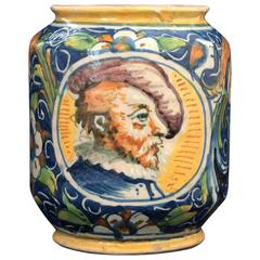 Venice 'Italy' Majolica Albarello, circa 1560-1580