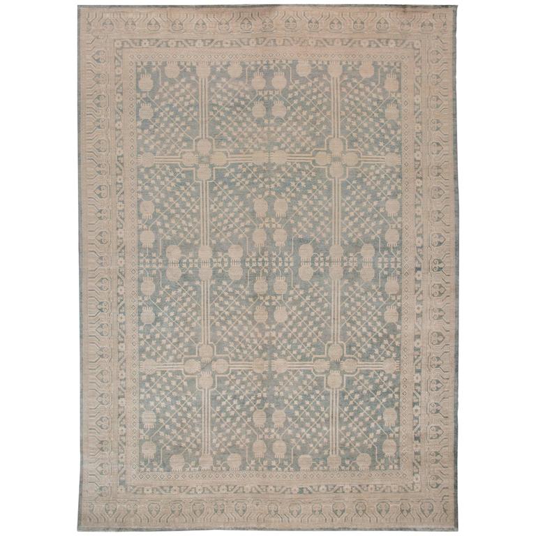 Modern Khotan Style Rug at 1stDibs