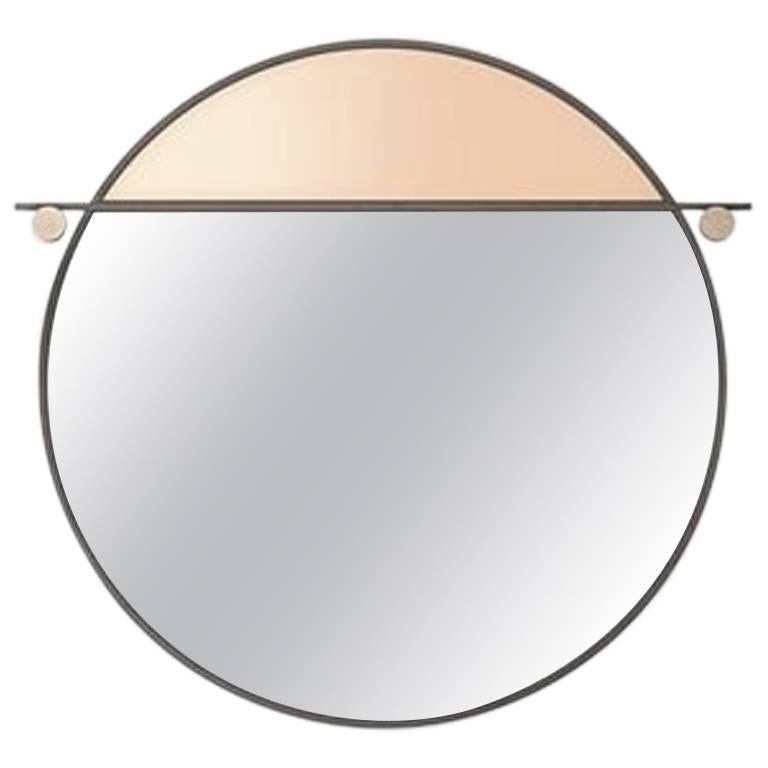 Abal Round Mirror by Studio Matter Made im Angebot