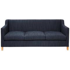 Custom ZAK+FOK Modern Sofa with Indigo "Pampa" Fabric