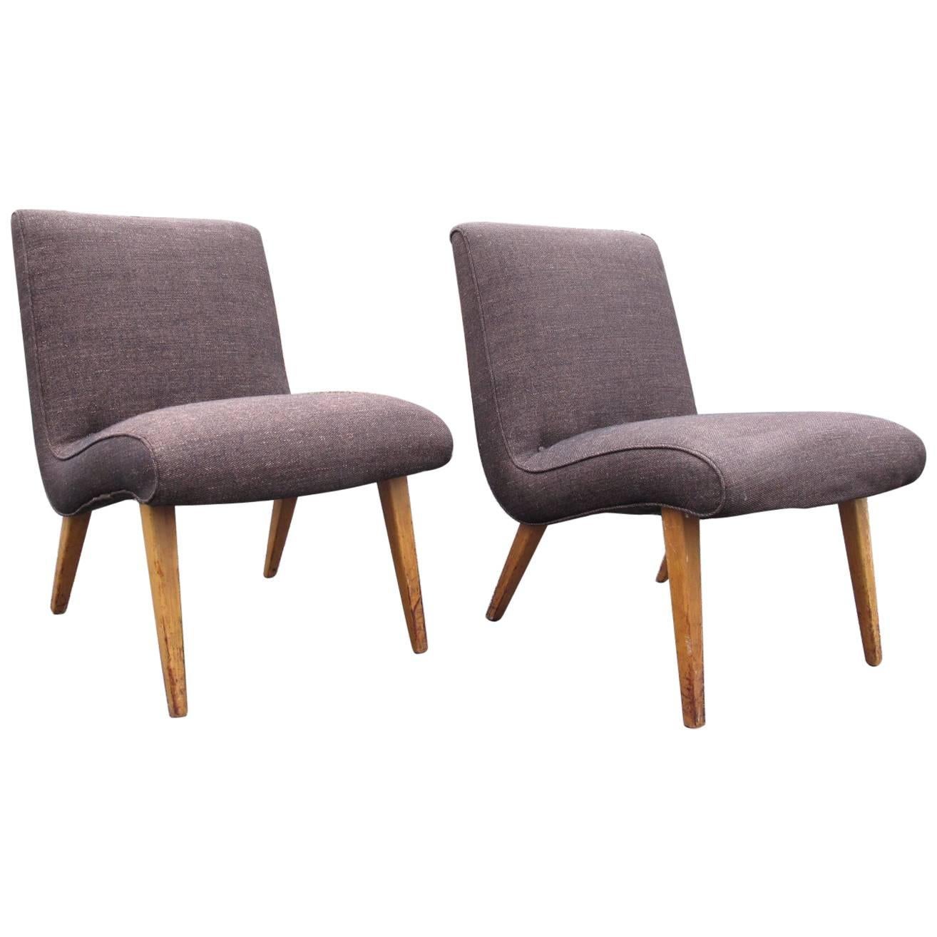 Jens Risom Scoop Chairs for Knoll