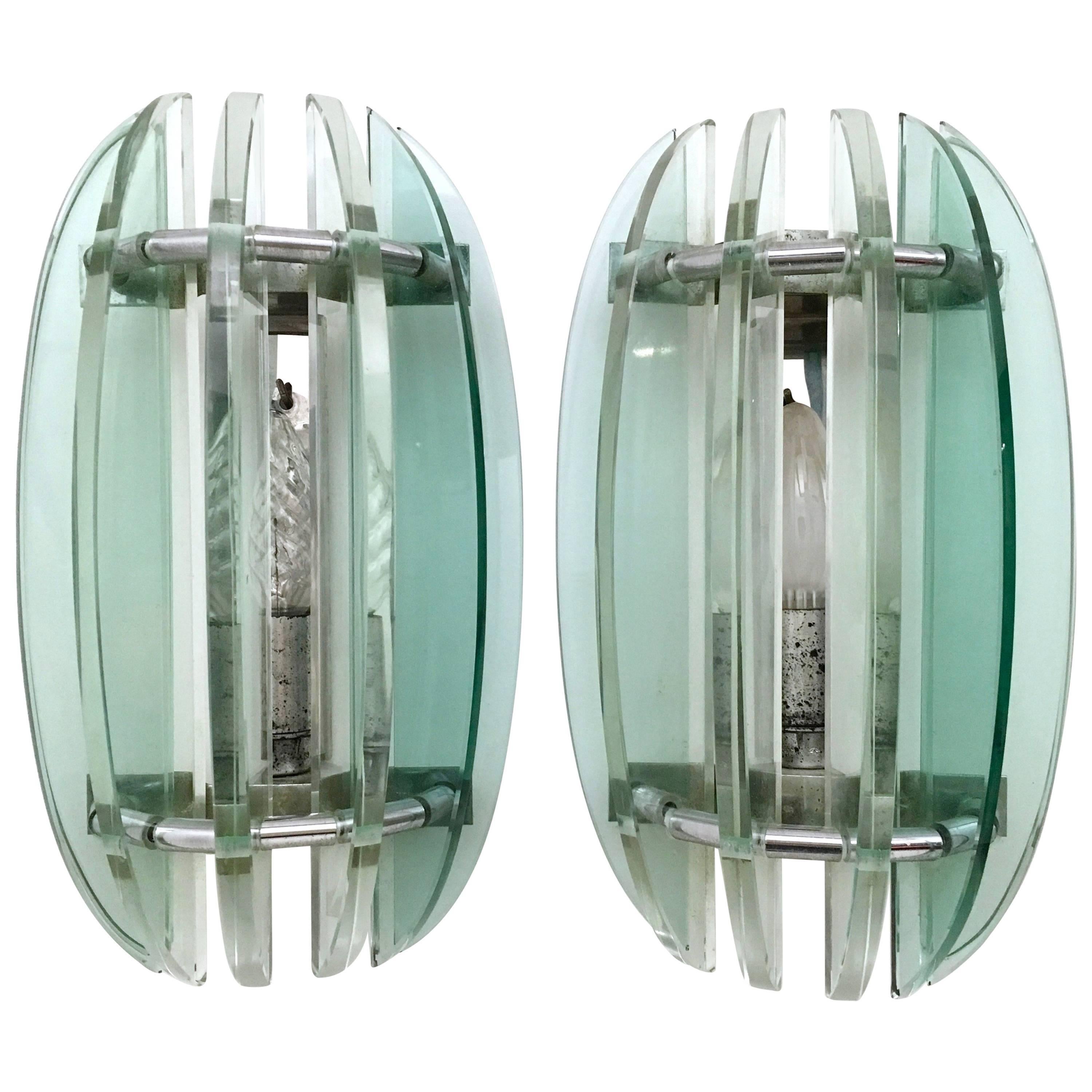 Pair of Sconces by Veca, 1970s
