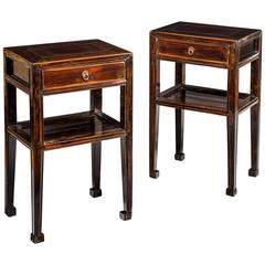 Pair of Good Quality Chinese Side Tables